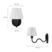 Wave Squiggle Arm Wall Sconce - view 5