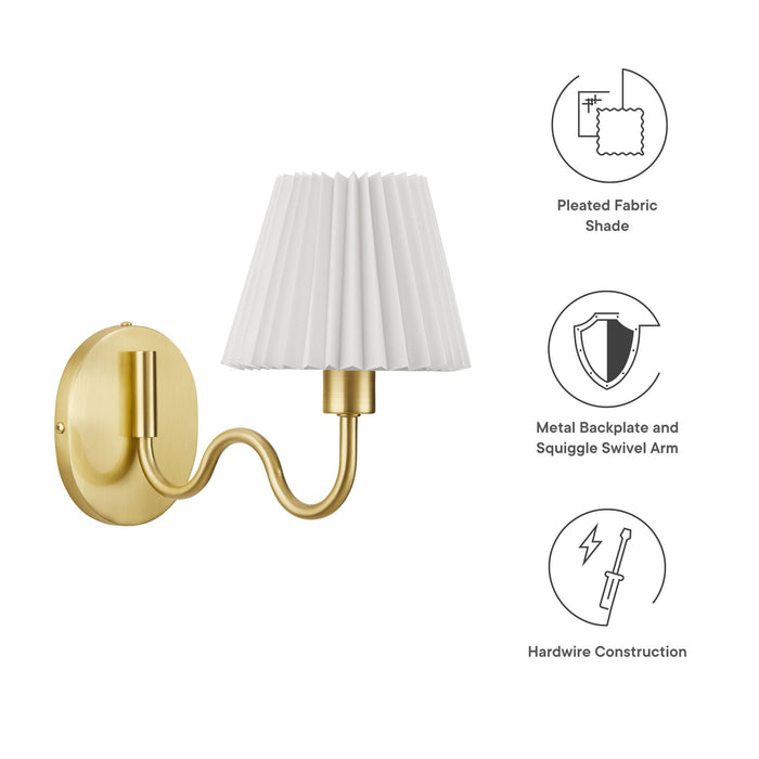 Wave Squiggle Arm Wall Sconce - view 17