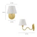 Wave Squiggle Arm Wall Sconce - view 18