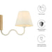 Sunlit Squiggle Arm Wall Sconce - in lifestyle setting