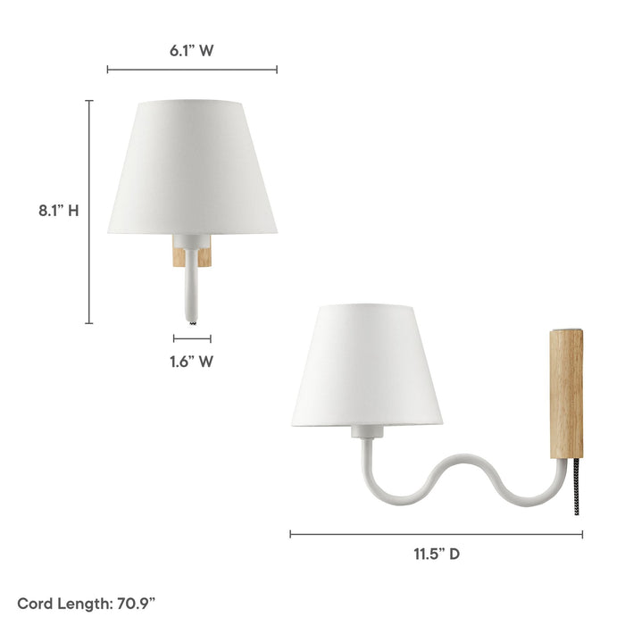 Sunlit Squiggle Arm Wall Sconce - view 5