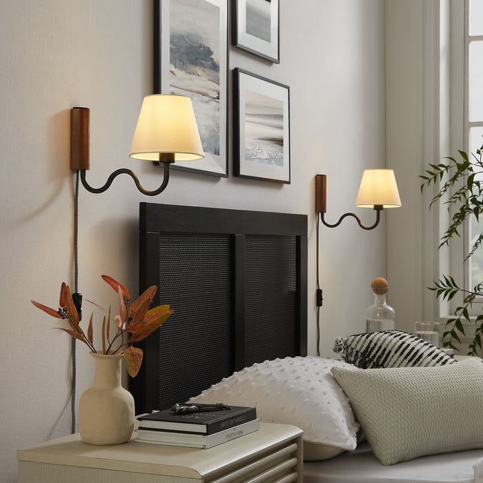 Sunlit Squiggle Arm Wall Sconce - view 17