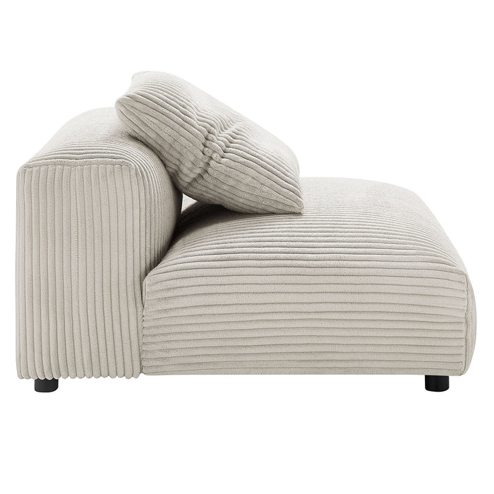 Solace 4-Piece Modular Corduroy Upholstered Sectional Sofa - view 10