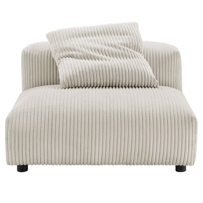 Solace 2-Piece Modular Corduroy Upholstered Sofa - view 8