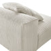 Solace  Modular Corduroy Upholstered Armless Chair - view 9