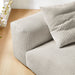 Solace  Modular Corduroy Upholstered Armless Chair - view 5