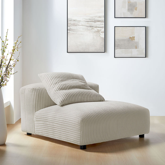Solace  Modular Corduroy Upholstered Armless Chair - Modway \living\sectionals