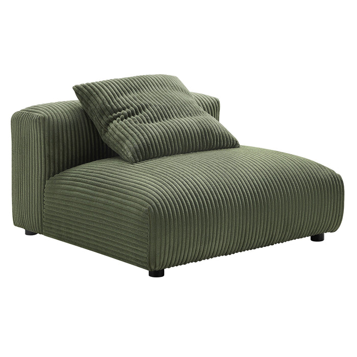 Solace 3-Piece Modular Corduroy Upholstered Sofa - view 13