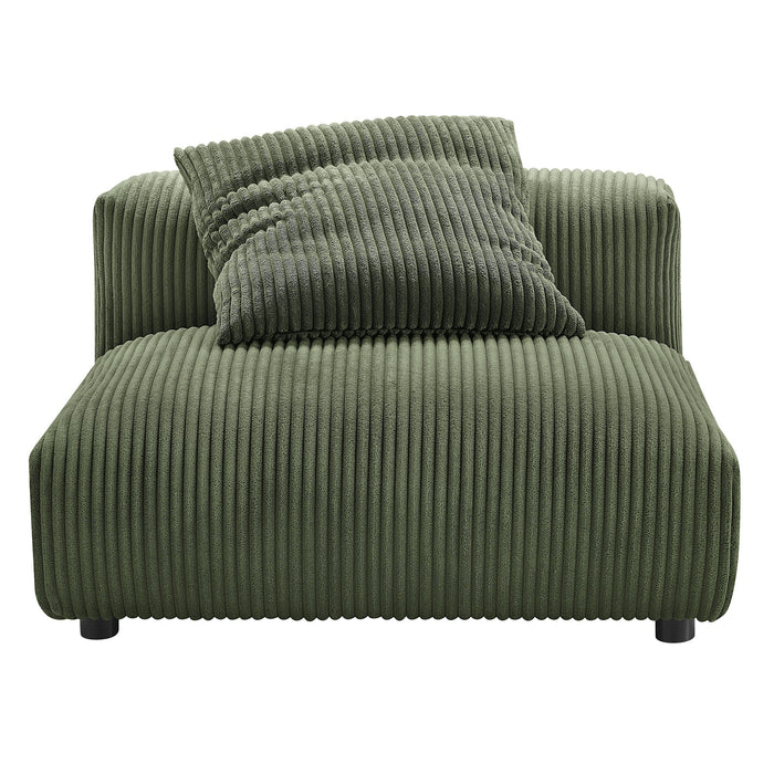 Solace 3-Piece Modular Corduroy Upholstered Sectional Sofa - view 27
