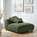 Solace  Modular Corduroy Upholstered Armless Chair - view 10