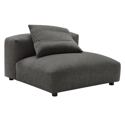 Solace  Modular Upholstered Fabric Armless Chair - alternate angle view