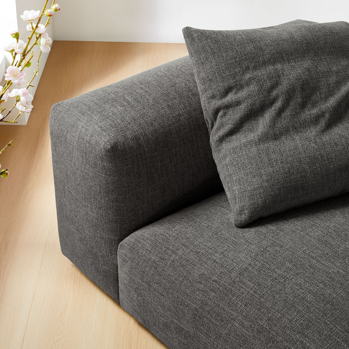 Solace  Modular Upholstered Fabric Armless Chair - view 5