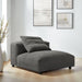 Solace  Modular Upholstered Fabric Armless Chair - Modway \living\sectionals