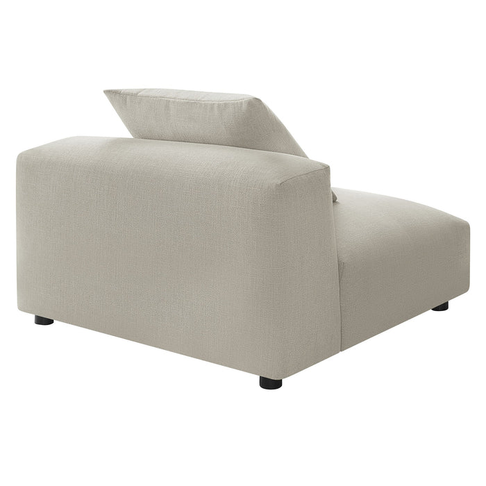 Solace  Modular Upholstered Fabric Armless Chair - view 16