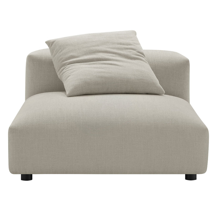 Solace  Modular Upholstered Fabric Armless Chair - view 18