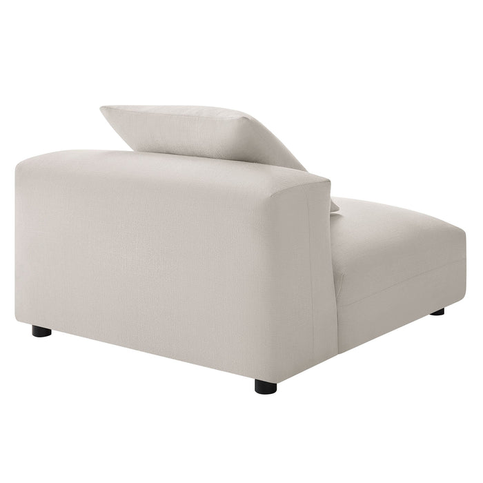 Solace  Modular Upholstered Fabric Armless Chair - view 25