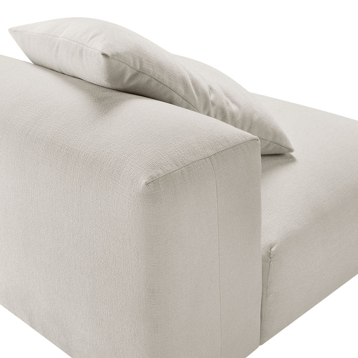 Solace  Modular Upholstered Fabric Armless Chair - view 27