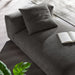 Modway Solace Modular Upholstered Fabric Armless Chaise Lounge Living Room Furniture - Close-Up