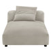 Modway Solace Modular Upholstered Fabric Armless Chaise Lounge Living Room Furniture - View 16