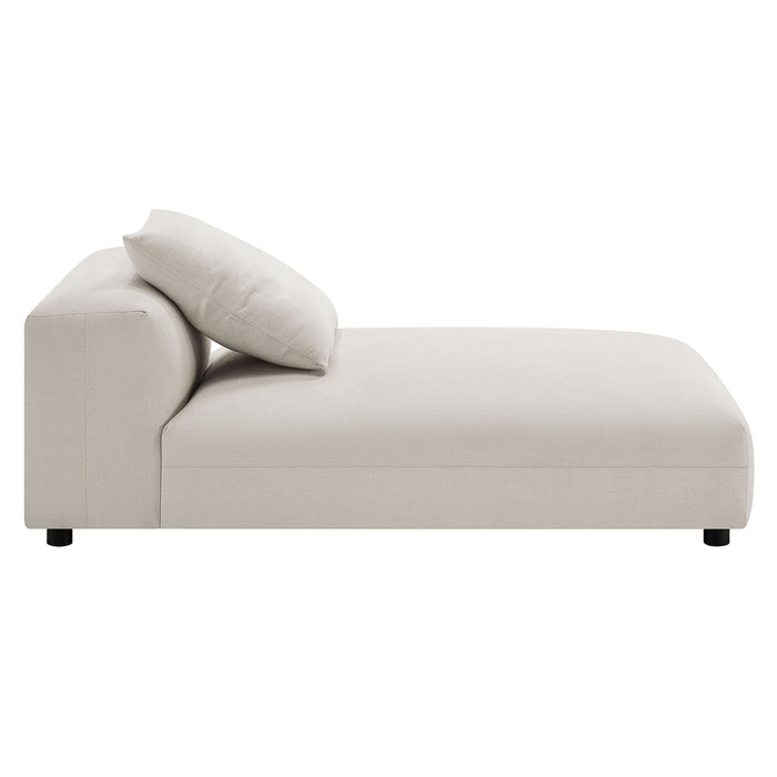 Modway Solace Modular Upholstered Fabric Armless Chaise Lounge Living Room Furniture - View 21