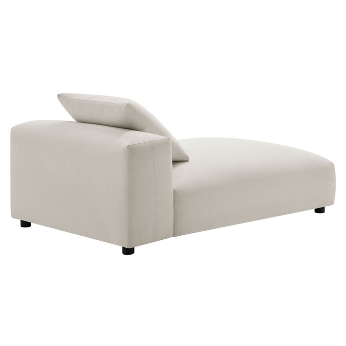 Modway Solace Modular Upholstered Fabric Armless Chaise Lounge Living Room Furniture - View 22