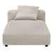 Modway Solace Modular Upholstered Fabric Armless Chaise Lounge Living Room Furniture - View 24
