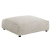 Modway Solace Modular Corduroy Upholstered Armless Loveseat and Ottoman Set Living Room Furniture - Lifestyle View