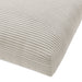 Modway Solace Modular Corduroy Upholstered Ottoman Living Room Furniture - Dimensions
