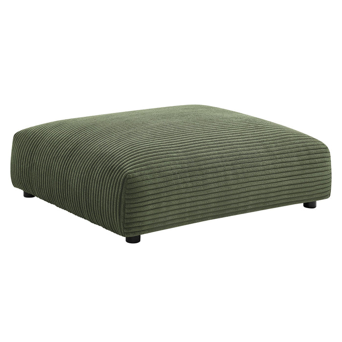 Solace 4-Piece Modular Corduroy Upholstered Sectional Sofa With Ottoman by Modway - view 28