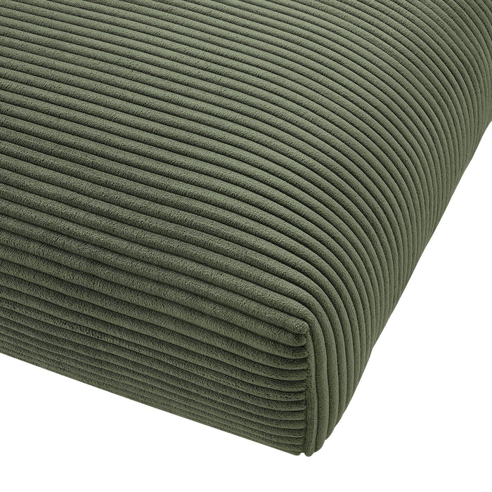 Modway Solace Modular Corduroy Upholstered Ottoman Living Room Furniture - View 12