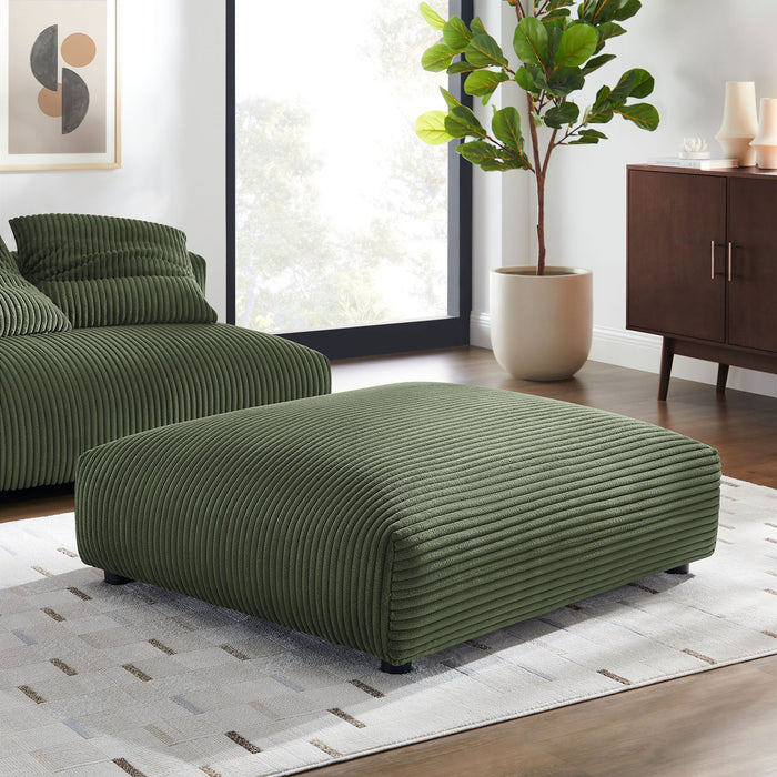Modway Solace Modular Corduroy Upholstered Ottoman Living Room Furniture - Features