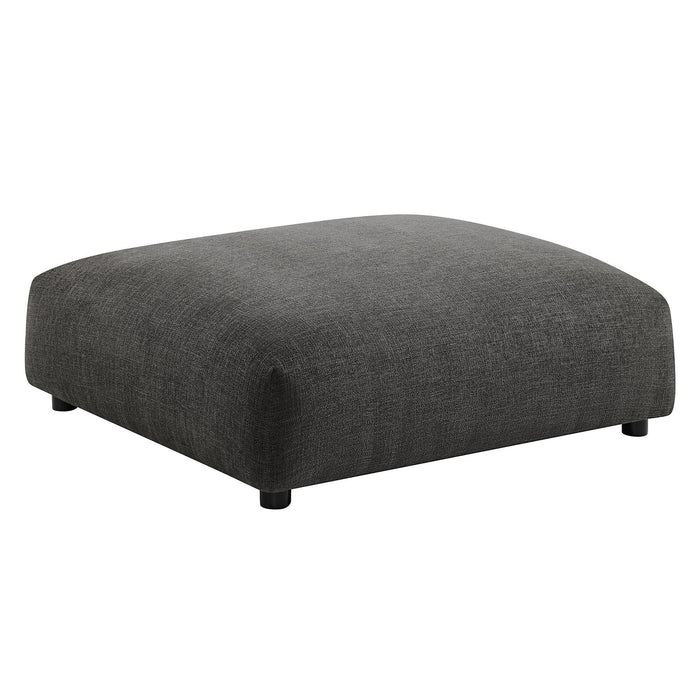 Solace 4-Piece Modular Upholstered Fabric Sectional Sofa With Ottoman by Modway - interior view