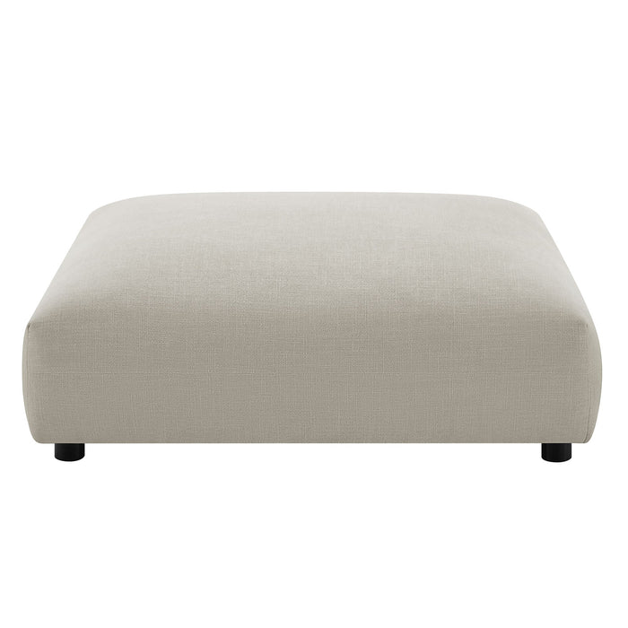Solace 4-Piece Modular Upholstered Fabric Sectional Sofa With Ottoman sectional sofa seating detail