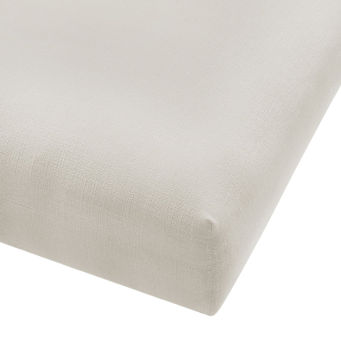 Modway Solace Modular Upholstered Fabric Ottoman Living Room Furniture - Dimensions