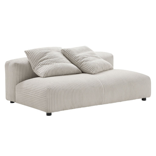 Solace Modular Corduroy Loveseat - front view