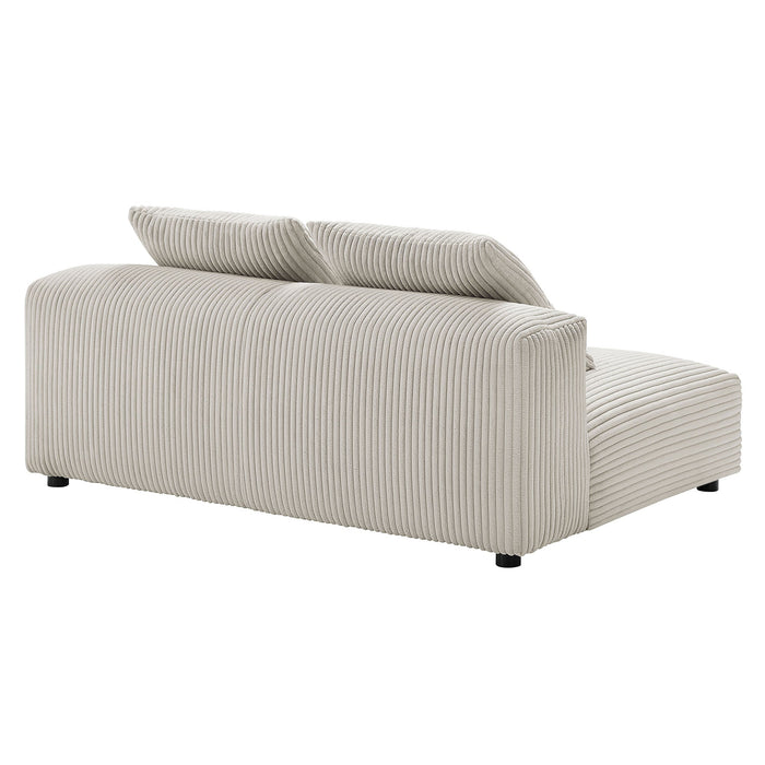 Solace Modular Corduroy Loveseat - installation view