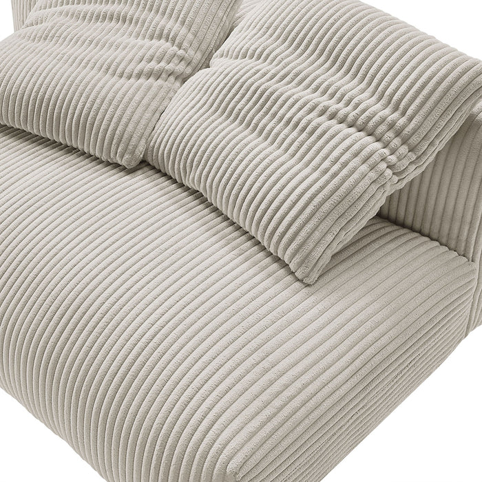 Solace Modular Corduroy Loveseat - view 16