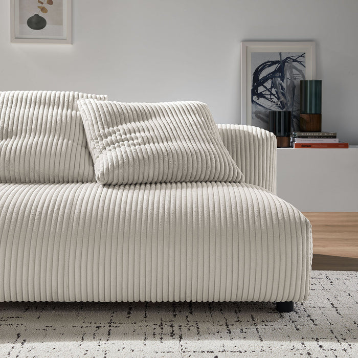 Solace Modular Corduroy Loveseat - view 18