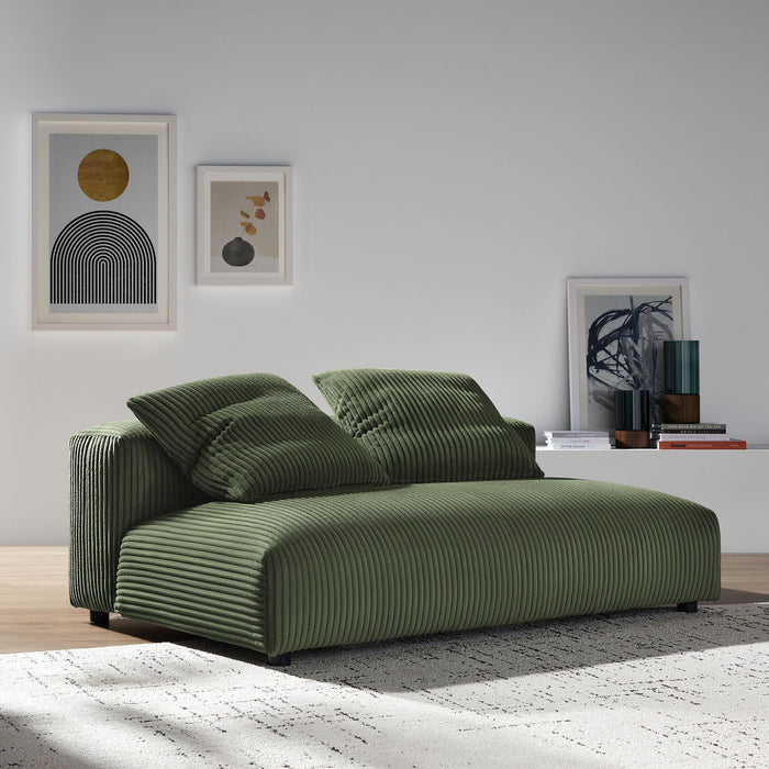 Solace Modular Corduroy Loveseat - alternate view