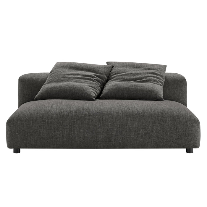 Solace Modular Upholstered Armless Loveseat - specifications diagram