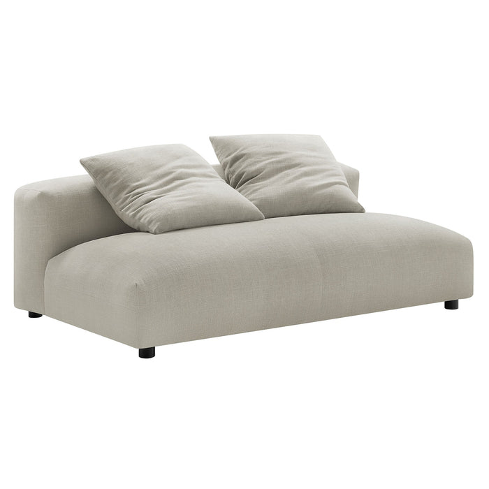 Solace 4-Piece Modular Upholstered Fabric Sectional Sofa With Ottoman by Modway - view 27