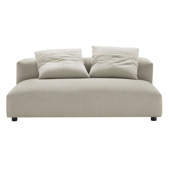 Solace Modular Upholstered Armless Loveseat - product label