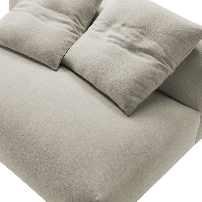 Solace Modular Upholstered Armless Loveseat - view 16