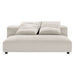Solace Modular Upholstered Armless Loveseat and Ottoman Set for Modern Comfort and Style - view 27