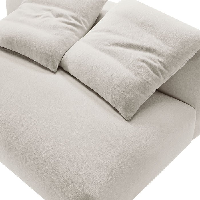 Solace Modular Upholstered Armless Loveseat - view 25