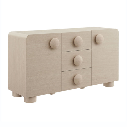 Modway Sonnet 57" Sideboard Storage Cabinet in Black