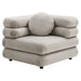 Jubilee Modular Performance Velvet Corner Chair Almond