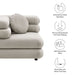 Jubilee Modular Performance Velvet Corner Chair Almond