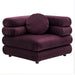 Jubilee 4-Piece Modular Performance Velvet Sectional Sofa sectional sofa back view