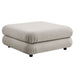 Modway Jubilee Modular Performance Velvet Ottoman Living Room Furniture in Brown